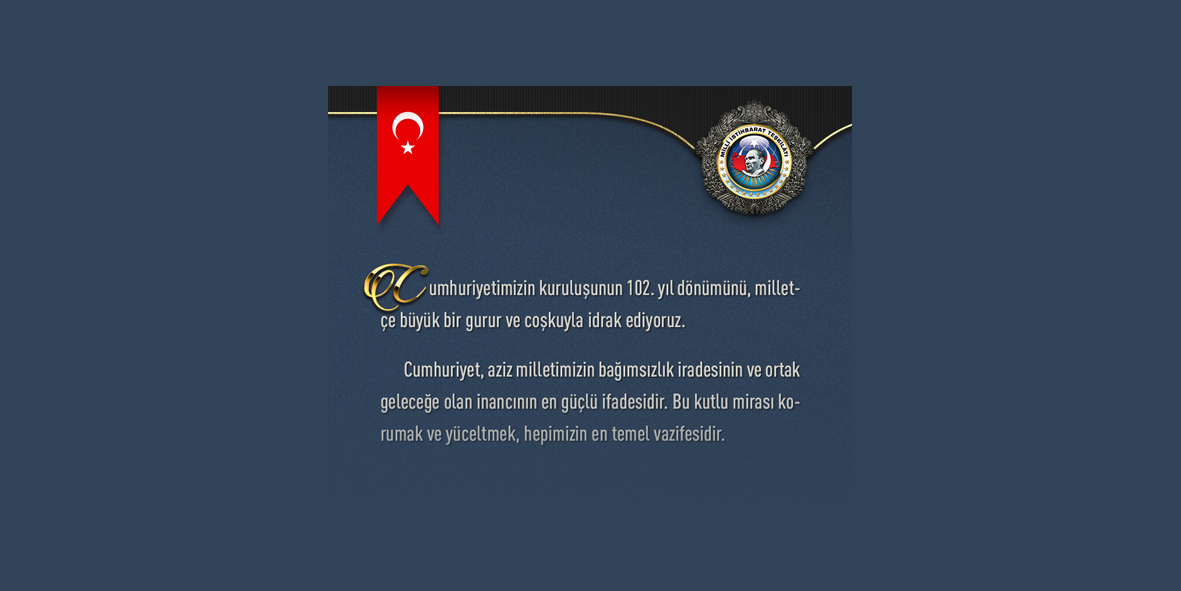 Sn. Teşkilat Başkanı Büyükelçi Prof. Dr. İbrahim KALIN'ın 29 Ekim Cumhuriyet Bayramı Tebrikleri